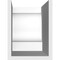 Ekena Millwork Standard Newport Architectural Grade PVC Rafter Tail, 6"W X 8"H X 36"L RFTP06X08X36NEW - alternate 3